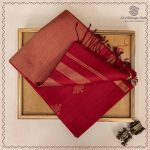 Pure Soft Silk Saree - Dark Red SASPS0037593 - Image 5
