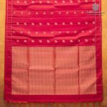 Pure Soft Silk Saree - Dual Shade Orange with Pink SASPS0037595 - Image 4
