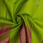 Pure Soft Silk Saree -  Pea Green SASPS0037598 - Image 2