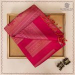 Pure Soft Silk Saree - Dual Shade Pink with Orange SASPS0037599 - Image 4
