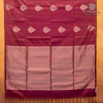 Pure Soft Silk Saree - Dual Shade Chestnut Brown SASPS0037600 - Image 4