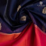 Pure Soft Silk Saree - Dark Navy Blue SASPS0037601 - Image 2
