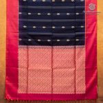 Pure Soft Silk Saree - Dark Navy Blue SASPS0037601 - Image 4