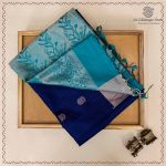 Pure Soft Silk Saree -  MS Blue SASPS0037602 - Image 5