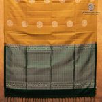 Pure Soft Silk Saree - Mustard Yellow SASPS0037605 - Image 4