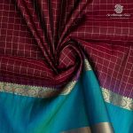 Pure Soft Silk Saree - Dark Brown SASPS0037606 - Image 2