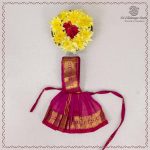 4 Inch Amman Pavadai - Rani Pink SASAP37623
