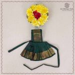 4 Inch Amman Pavadai - Dark Green SASAP37624