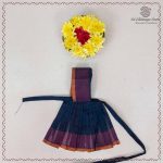 5 Inch Amman Pavadai - Dual Shade Teal Blue SASAP37627