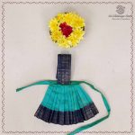 5 Inch Amman Pavadai - Dual Shade Aqua Green SASAP37629