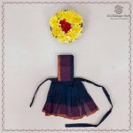 6 Inch Amman Pavadai - Dual Shade Teal Blue SASAP37637