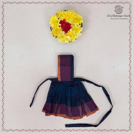 6 Inch Amman Pavadai - Dual Shade Teal Blue SASAP37637
