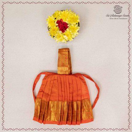 7 Inch Amman Pavadai - Bright Orange SASAP37643