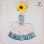 7 Inch Amman Pavadai - Ivory SASAP37648