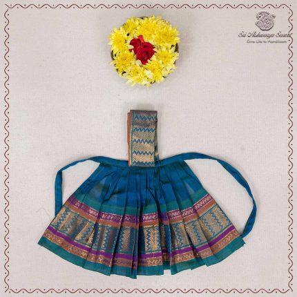 7 Inch Amman Pavadai - Dual Shade Green SASAP37649
