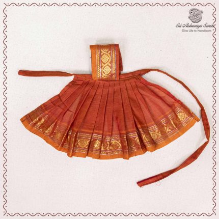 6 Inch Amman Pavadai - Dual Shade Rust SASAP37675