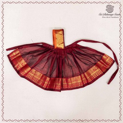 9 Inch Amman Pavadai - Maroon SASAP37703
