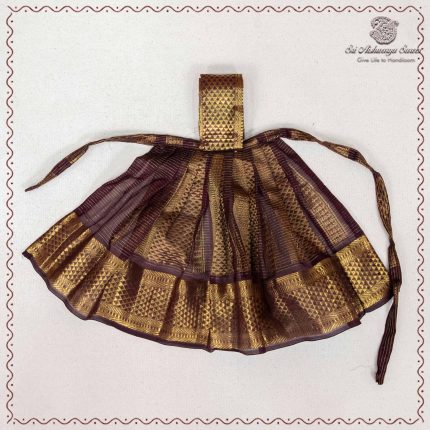 10 Inch Amman Pavadai - Dark Brown SASAP37714