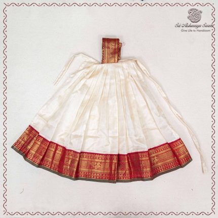 15 Inch Amman Pavadai - Ivory SASAP37744
