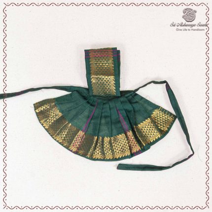 4 Inch Amman Pavadai - Dark Green SASAP37749