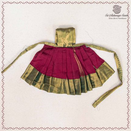 5 Inch Amman Pavadai - Burgundy SASAP37758