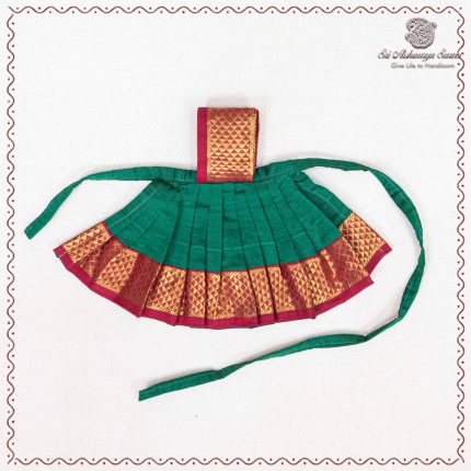 5 Inch Amman Pavadai - Dark Green SASAP37759