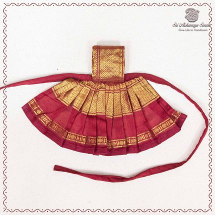 5 Inch Amman Pavadai - Maroon SASAP37771