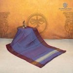 Dance Practice Sarees - Dual Shade Blue with Maroon SASDS37814 - Image 3