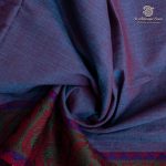 Dance Practice Sarees - Dual Shade Blue with Maroon SASDS37814 - Image 2
