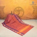 Dance Practice Sarees - Dual Shade Rust with Blue SASDS37821 - Image 3