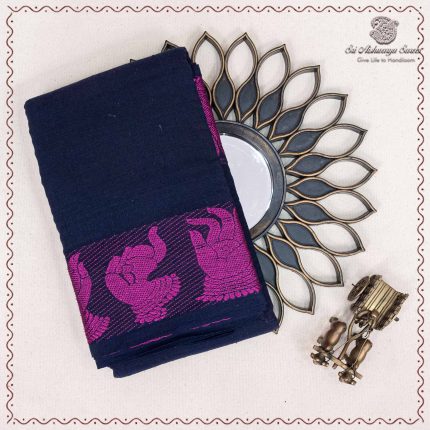 Dance Practice Sarees - Dark Navy Blue SASDS37823