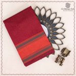 Dance Practice Sarees - Dark Red SASDS0037877