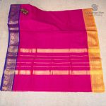 10 Yards Pure Cotton Sarees - Majenta Pink SASTC0037898 - Image 3