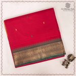 10 Yards Pure Cotton Sarees - Red SASTC0037909