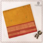 10 Yards Pure Cotton Sarees - Mustard Yellow SASTC0037915
