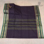 10 Yards Pure Cotton Sarees - Dark Royal Blue SASTC0037916 - Image 3