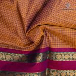 10 Yards Pure Cotton Sarees - Dual Shade Mustard SASTC0037926 - Image 2