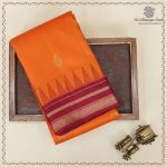 Pure Silk Sarees - Rust SASPS37933 - Image 5