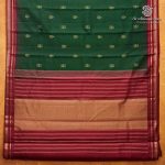 Pure Silk Sarees - Dark Emerald Green SASPS37936 - Image 4