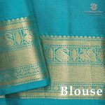 Pure Silk Sarees - MS Blue SASPS37937 - Image 3