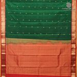 Pure Silk Sarees - Dark Forest Green SASPS37938 - Image 4