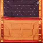 Pure Silk Sarees - Dark Wine SASPS37940 - Image 4