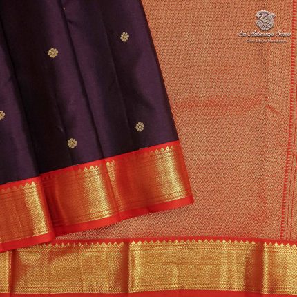Pure Silk Sarees - Dark Wine SASPS37940