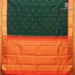 Pure Silk Sarees - Dark Emerald Green SASPS37941 - Image 4