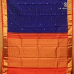 Pure Silk Sarees - Dark Navy Blue SASPS37943 - Image 4