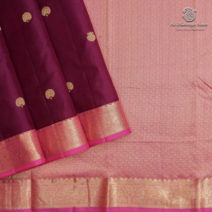 Pure Silk Sarees - Burgundy SASPS37944