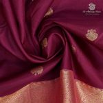 Pure Silk Sarees - Burgundy SASPS37944 - Image 2