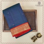 Pure Silk Sarees - Dual Shade Peacock Blue SASPS37945 - Image 5