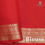 Pure Silk Sarees - Dual Shade Peacock Blue SASPS37945 - Image 3