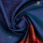 Pure Silk Sarees - Dual Shade Peacock Blue SASPS37945 - Image 2